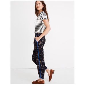 Madewell Track Trousers in Prairie Rose Print